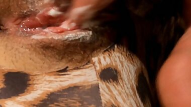 My grandma's caregiver has pussy cumming episode 2 with mega internal squirting